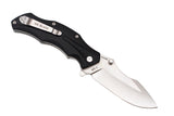 Mr. Blade Folding knife HT-1 - D2 Stonewash Steel - G10 BLACK Handle - Heavy Duty Tactical EDC