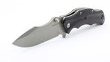Mr. Blade Folding knife HT-1 - D2 Stonewash Steel - G10 BLACK Handle - Heavy Duty Tactical EDC