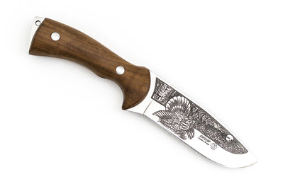 Kizlyar, Glukhar, Hunting, Fixed, Z60CDV14, Walnut