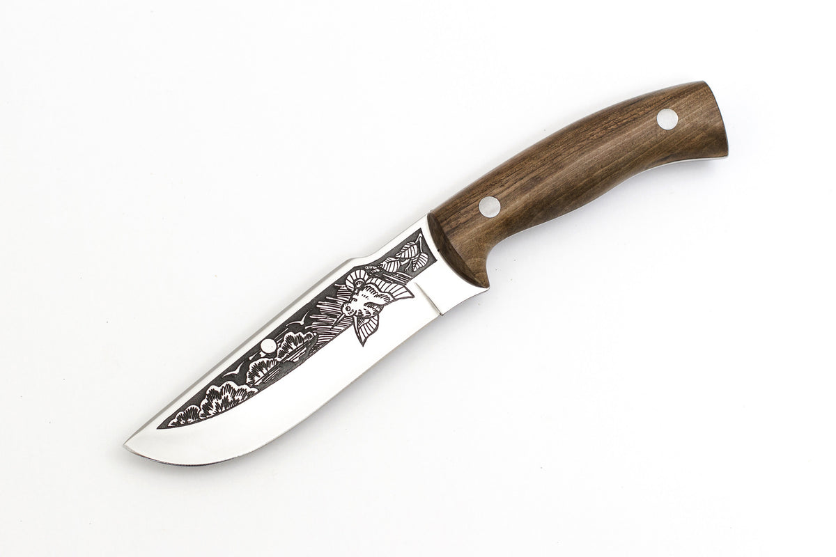 Kizlyar, Bekas, Hunting, Fixed, Z60CDV14, Walnut