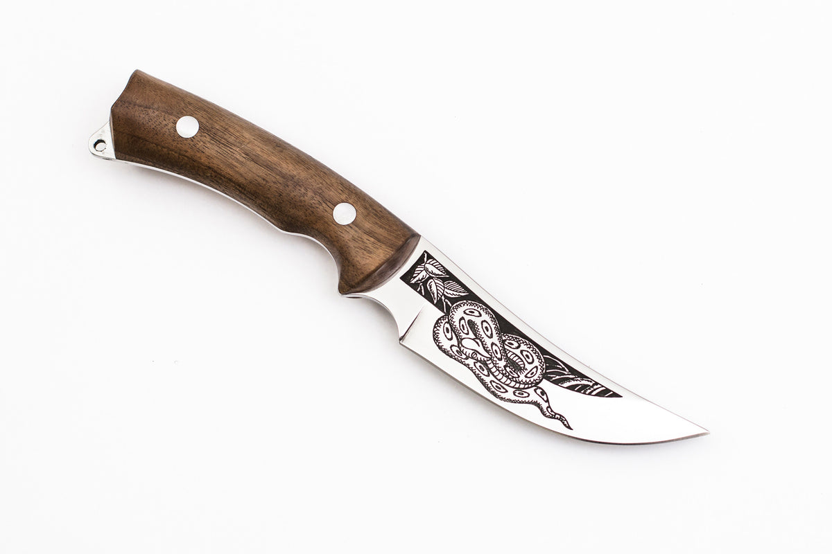リロード3枚セット グリーヴァthe Muzzle gulu gulu Kizlyar, Gurza-2, Hunting, Fixed, Z60CDV14, Walnut – Russian Blades