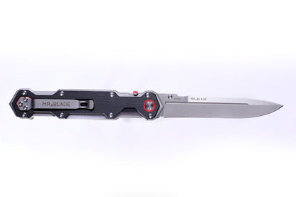 Mr. Blade Folding knife FERAT - D2 Stonewash Steel - G10 BLACK Handle - Urban Tactical Design