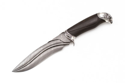 Nord Crown, Sokol, Custom, Fixed, Damascus, Ebony