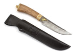 Nord Crown, Kunitsa, Custom, Fixed, Damascus, Karelian Birch