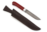 Russian Bulat, Bezengi, Hunting, Fixed, Damascus, Padauk