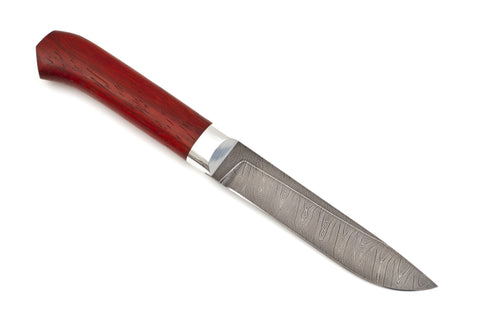 Russian Bulat, Bezengi, Hunting, Fixed, Damascus, Padauk