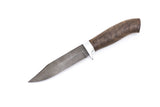 Russian Bulat, Vyzov, Hunting, Fixed, Damascus, Walnut