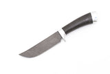Russian Bulat, Shurale, Hunting, Fixed, Damascus, Leather