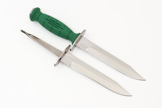 Russian Bulat, NR-43, Set, Fixed, 95X18 Stainless/Y8, Plastic