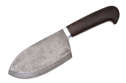 Russian Bulat, Chopper 3, Butcher, Butcher, Damascus, Wenge