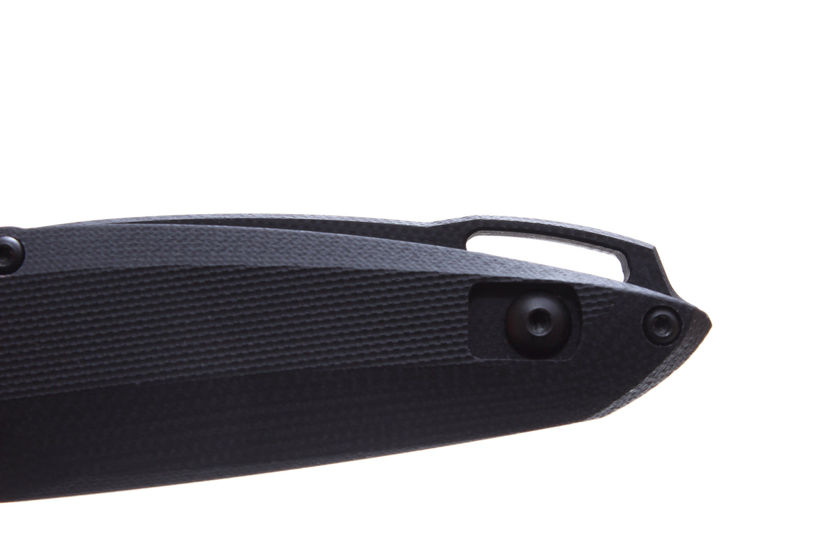 Mr. Blade Folding knife CONVAIR - D2 Steel - G10 BLACK Handle - Vicious Aggressive Design