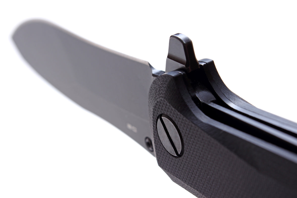 Mr. Blade Folding knife CONVAIR - D2 Steel - G10 BLACK Handle - Vicious Aggressive Design