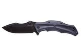 Mr. Blade Folding knife HT-1 - D2 Black Steel - G10 BLACK Handle - Heavy Duty Tactical EDC